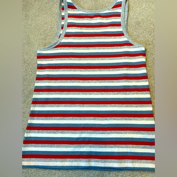 Eddie Bauer Tank Top Stripe Women Size Medium Summer - Picture 4 of 8